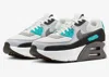 Nike Air Max 90 Lv8 Fd4328-103 Sneakers Women Us 6.5 White Platform Shoes Tf5911 In Multi