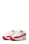Nike Air Max 90 Lv8 Platform Sneaker In Sail/ Siren Red/ Pearl Pink