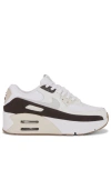 Nike Air Max 90 Lv8 Platform Sneaker In White  Photon Dust  & Baroque Brown