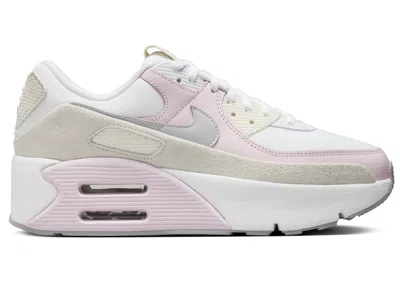 Pre-owned Nike Air Max 90 Lv8 Summit Photon Dust (women's) Sneakers In Summit In White/wolf Grey/summit White