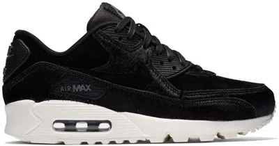 Pre-owned Nike Air Max 90 Lx Pony Hair (women's) Sneakers In Black/dark Grey