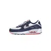 Nike Air Max 90 Sneaker In Obsidian/pure Platinum/white/track Red
