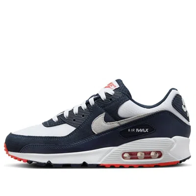 NIKE NIKE AIR MAX 90 'NAVY CRIMSON'