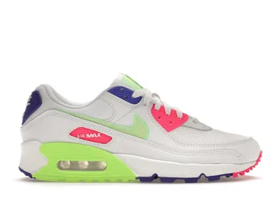 Pre-owned Nike Air Max 90 Neon (women's) Sneakers In White