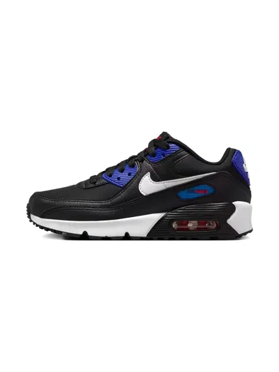 Nike Kids' Air Max 90 Next Nature "black/racer Blue" Sneakers