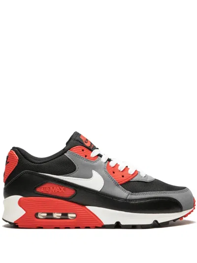 Nike Air Max 90 Panelled Sneakers In Grey