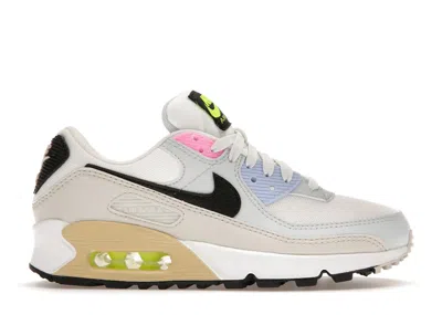 Pre-owned Nike Air Max 90 Pastel (women's) Sneakers In Summit White/light Bone/pure Platinum