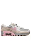 Nike Air Max 90 Low-top Sneakers In Vast Grey/pink-wolf Grey