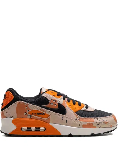 Nike Air Max 90 Premium "bio Beige/safety Orange/phantom/black" Sneakers In Multi