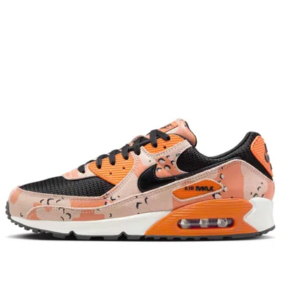 NIKE NIKE AIR MAX 90 PREMIUM 'CAMO PACK BIO BEIGE SAFETY ORANGE'