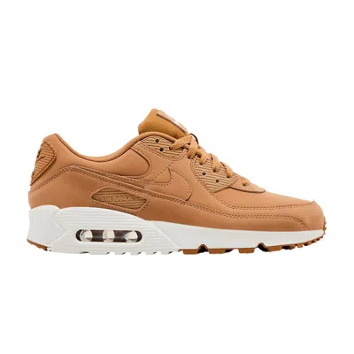 Pre-owned Nike Air Max 90 Premium 'flax' | Tan | Men's Size 10