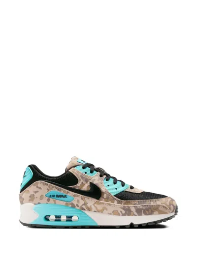 Nike Air Max 90 Premium Low-top Sneakers In Brown