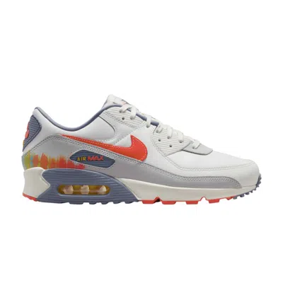 Pre-owned Nike Air Max 90 Premium 'sound Wave' In Cream