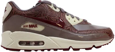 Pre-owned Nike Air Max 90 Premium (women's) Sneakers In Orewood Brown/red Earth