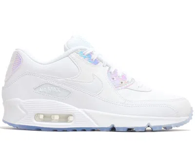 Pre-owned Nike Air Max 90 Premium (women's) Sneakers In White/blue Tint