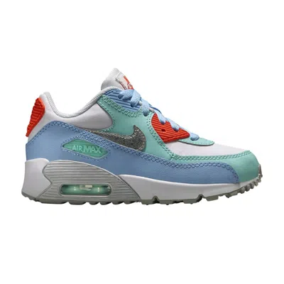 Pre-owned Nike Air Max 90 Ps 'lakeside Artisan Teal' | Kid's Size 1 In Blue