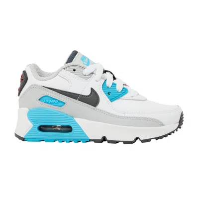 Pre-owned Nike Air Max 90 Ps 'white Chlorine Blue' | Kid's Size 11
