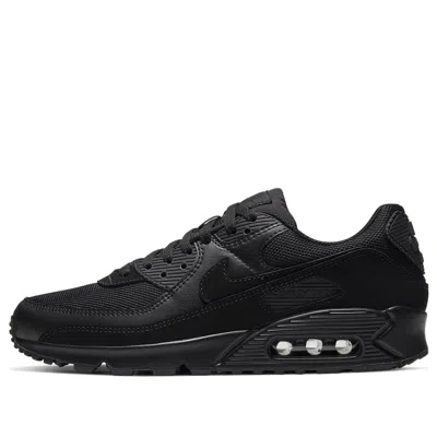 NIKE NIKE AIR MAX 90 'RECRAFT TRIPLE BLACK'