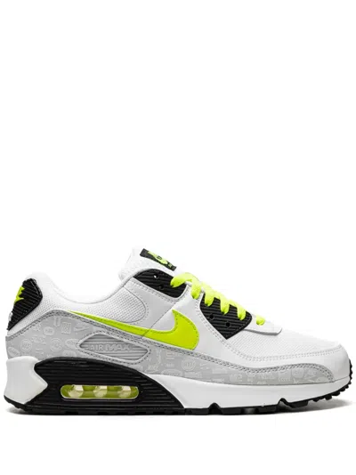Nike Air Max 90 "reflective Logo" Sneakers In White