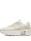 Nike Air Max 90 Lv8 Fd4328-100 Sneakers Womens Sail Beige Platform Shoes Rhs4389 In White