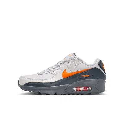 Nike Air Max 90 Se Big Kids' Shoes In Gray