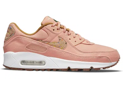 Pre-owned Nike Air Max 90 Se Cork (women's) Sneakers In Apricot Agate/white/coconut Milk