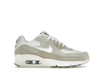Pre-owned Nike Air Max 90 Se First Use Pack Sneakers In Sail/white/green