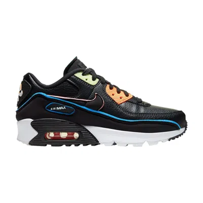 Pre-owned Nike Air Max 90 Se Gs 'multi-color' | Black | Kid's Size 6.5