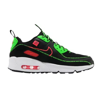 Pre-owned Nike Air Max 90 Se Gs 'worldwide Pack - Sefa20' | Black | Kid's Size 5
