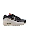 Nike Air Max 90 Se "off Noir/metallic Pewter" Sneakers In Black