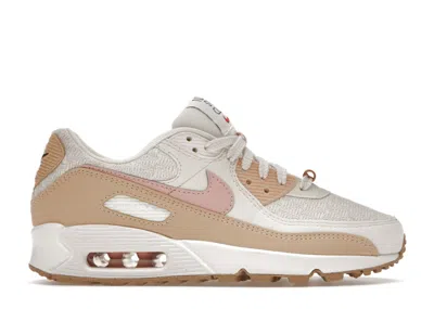 Pre-owned Nike Air Max 90 Se Sun Club (women's) Sneakers In Sail/arctic Orange/phantom