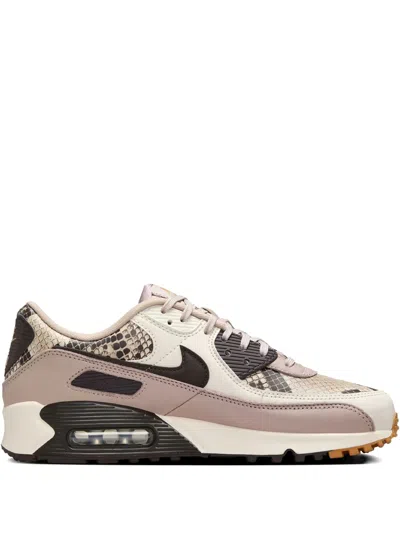 Nike Air Max 90 Se "tan Snakeskin" Sneakers In Multi
