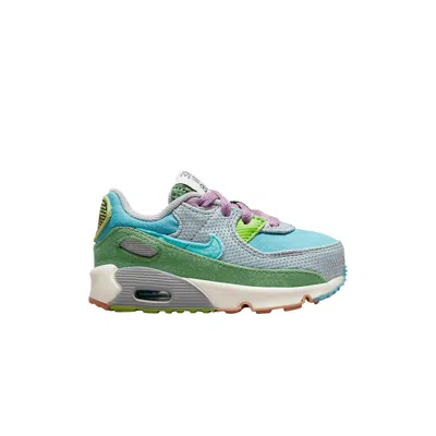 Pre-owned Nike Air Max 90 Se Td 'sun Club - Worn Blue Treeline' | Multi-color | Infant Size 2
