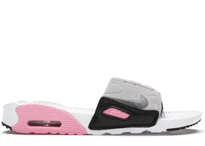 Pre-owned Nike Air Max 90 Slide Cool Grey (women's) Sneakers In White/rose/pure Platinum