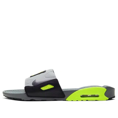 Nike Air Max 90 Slide 'volt' In Black