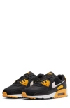 Nike Air Max 90 Sneaker In Black/ White/ University Gold