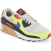 Nike Air Max 90 Sneaker In Bone/ Ultramarine/ Volt/ Black