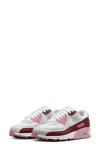 Nike Air Max 90 Sneaker In Dark Red/white