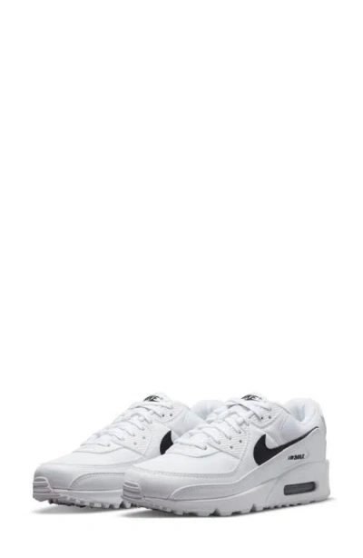 Nike Air Max 90 Sneaker In White/ Black-white