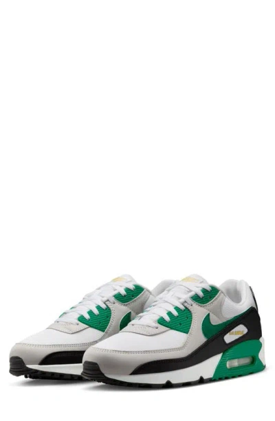 Nike Air Max 90 In White  Malachite  & Black
