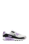 Nike Women's Air Max 90 Casual Sneakers From Finish Line In White/cool Grey/lilac