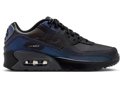 Pre-owned Nike Air Max 90 Sneakers In Black/dark Smoke Grey/light Carbon