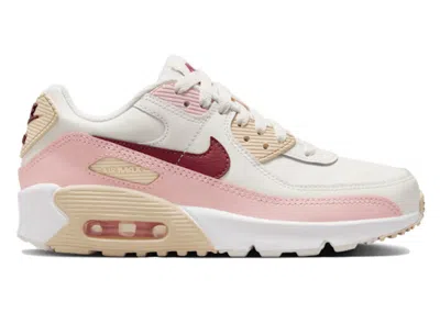 Pre-owned Nike Air Max 90 Sneakers In Phantom/dark Team Red/echo Pink