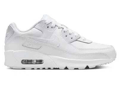 Pre-owned Nike Air Max 90 Sneakers In White/metallic Silver