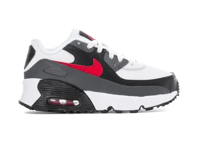 Pre-owned Nike Air Max 90 Sneakers In White/university Red/iron Grey In Multi