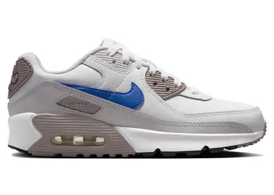 Pre-owned Nike Air Max 90 Summit Racer Blue Sneakers In Summit In White/college Grey/summit White