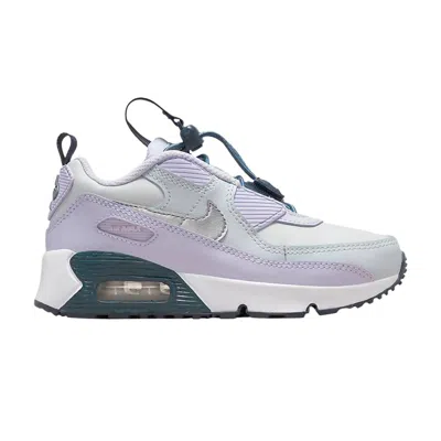 Pre-owned Nike Air Max 90 Toggle Ps 'pure Platinum Violet Frost' | Grey | Kid's Size 1 In Gray