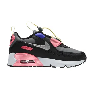 Pre-owned Nike Air Max 90 Toggle Ps 'smoke Grey Sunset Pulse' | Black | Kid's Size 11