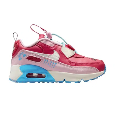 Pre-owned Nike Air Max 90 Toggle Se Ps 'light Fusion Red Blue Lightning' | Kid's Size 11