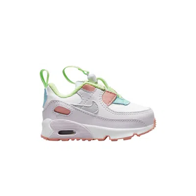 Pre-owned Nike Air Max 90 Toggle Td 'white Crimson Bliss' | Infant Size 3